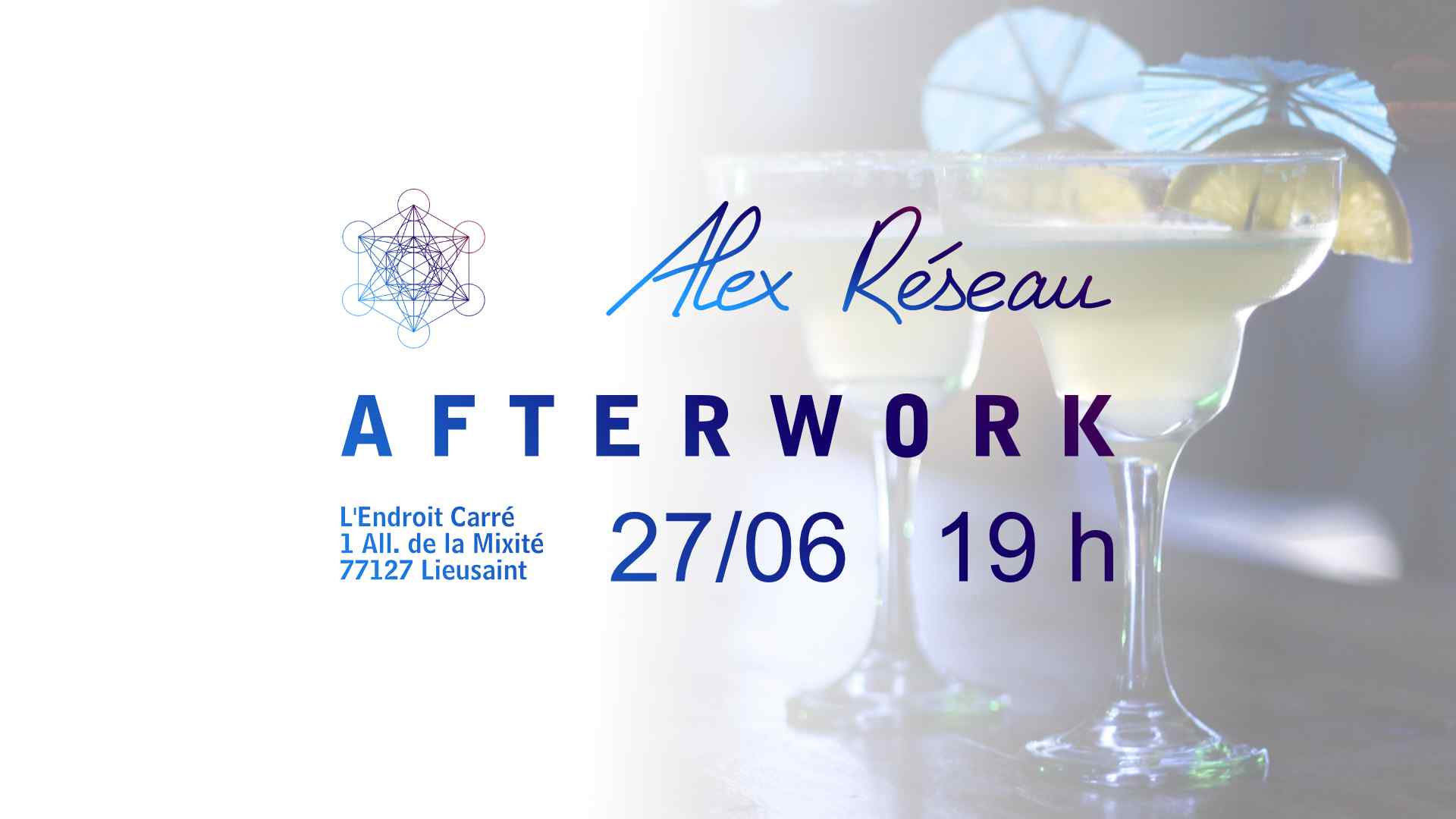 affiche événement afterwork